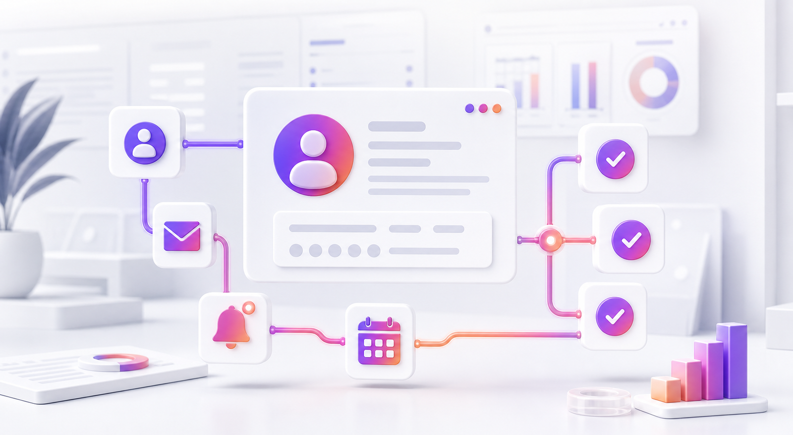 CRM follow up automation workflow