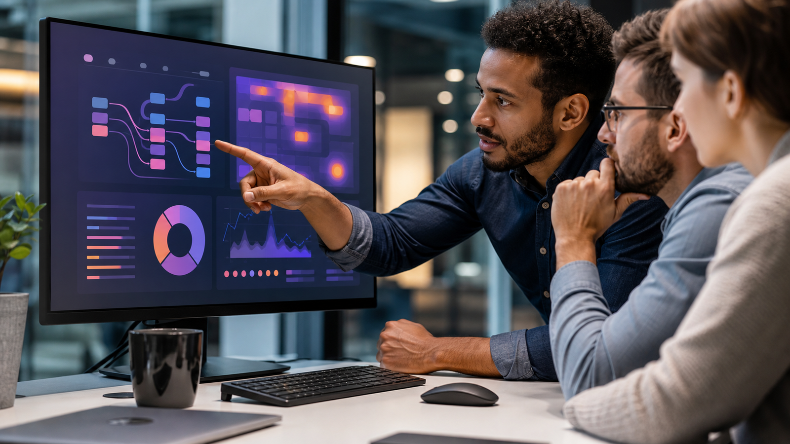 Website analytics review for improving navigation performance